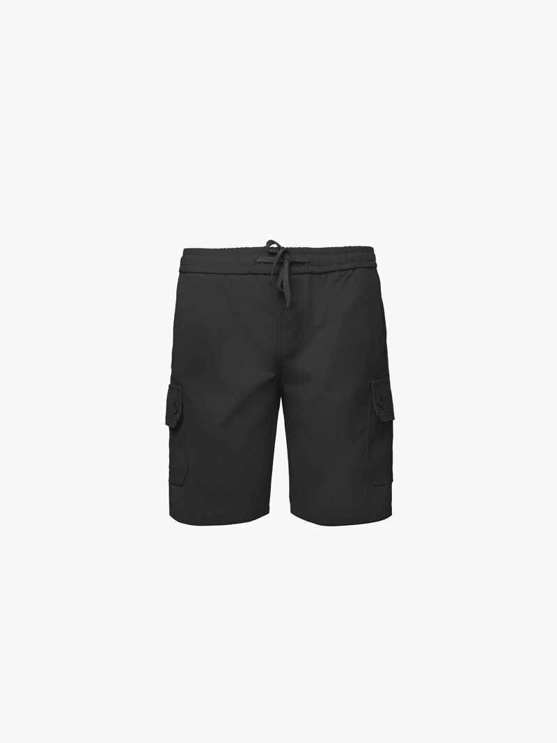 quan short kaki trang tri duong dieu 2 ben tui hop form straight qs073