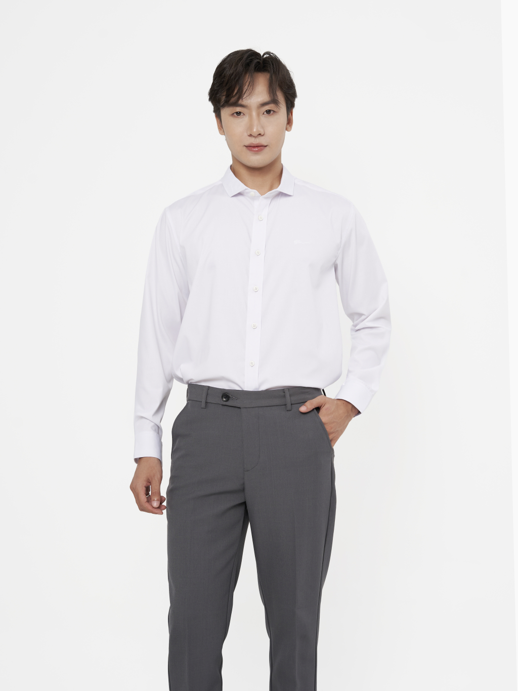 ao so mi cool-x theu 4m form slimfit sm195