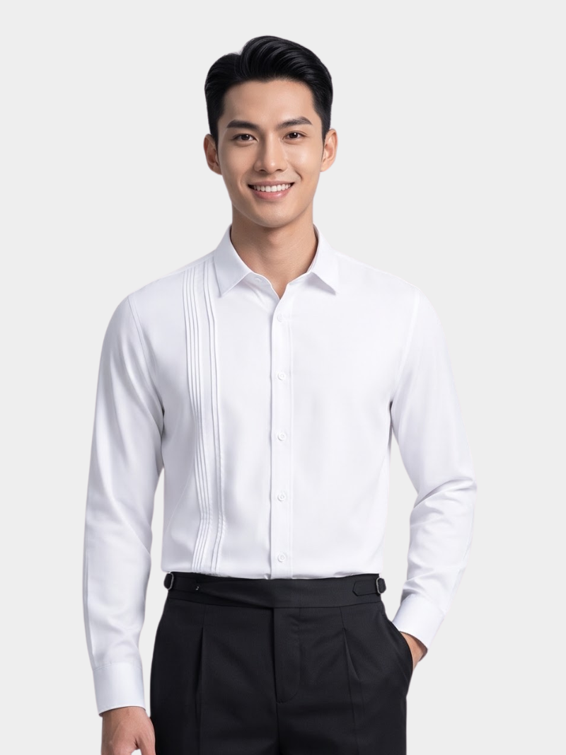 ao so mi cool-x xep ly theu 4m form slimfit sm194