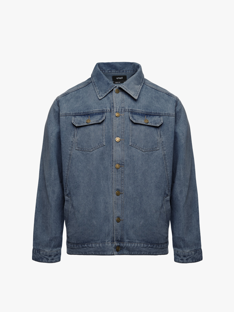 ao khoac jean tron tui hop 2 ben form regular ak077