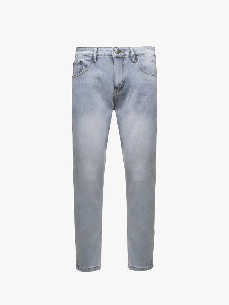 quan jean xanh theu logo 4m form slim qj118