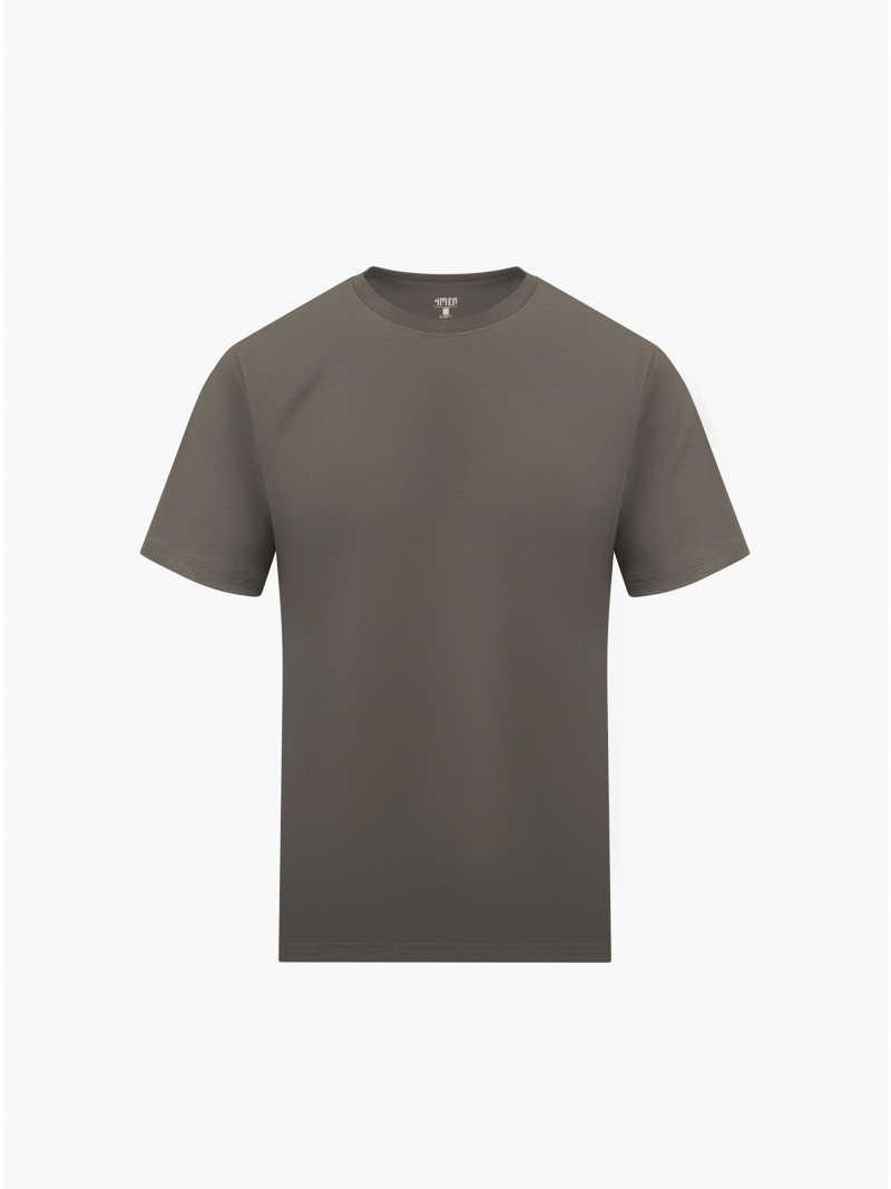 ao thun co tron tron form modern at186