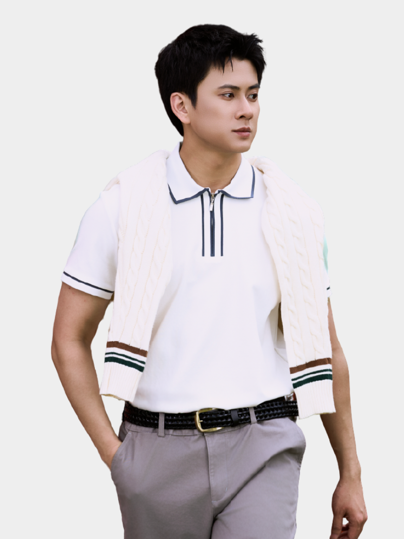 ao polo theu logo ngua duoi lai form regular po182