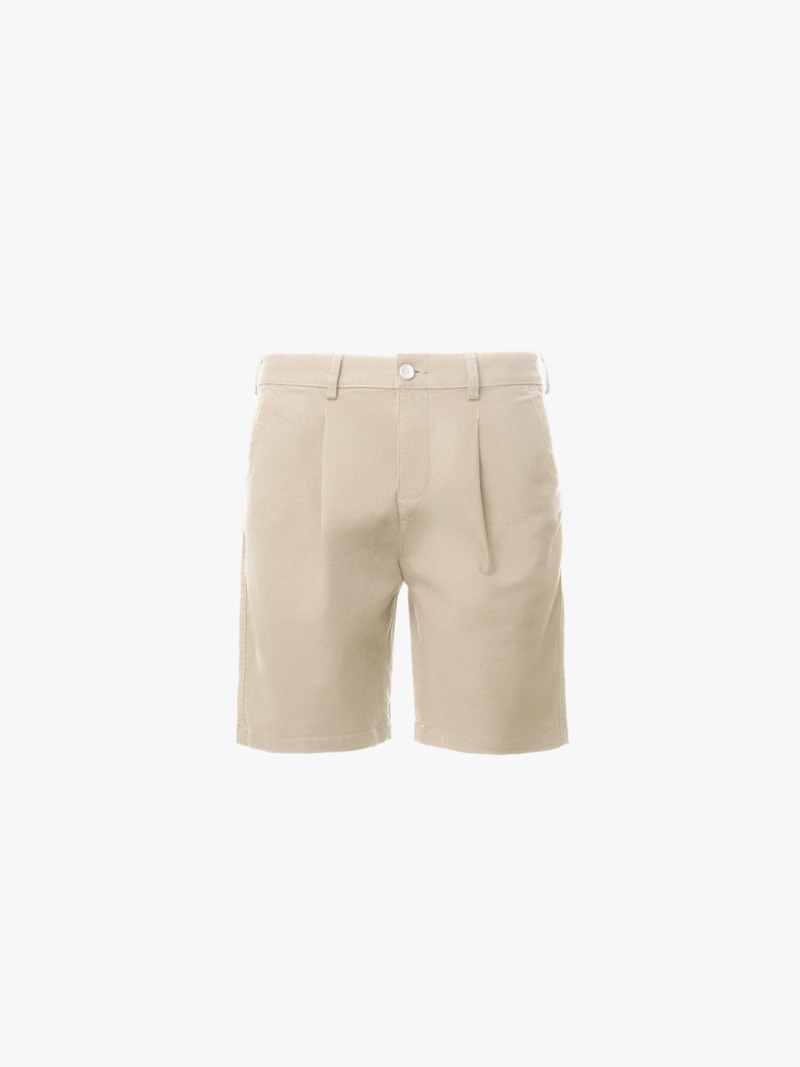 quan short kaki tron form straight qs081