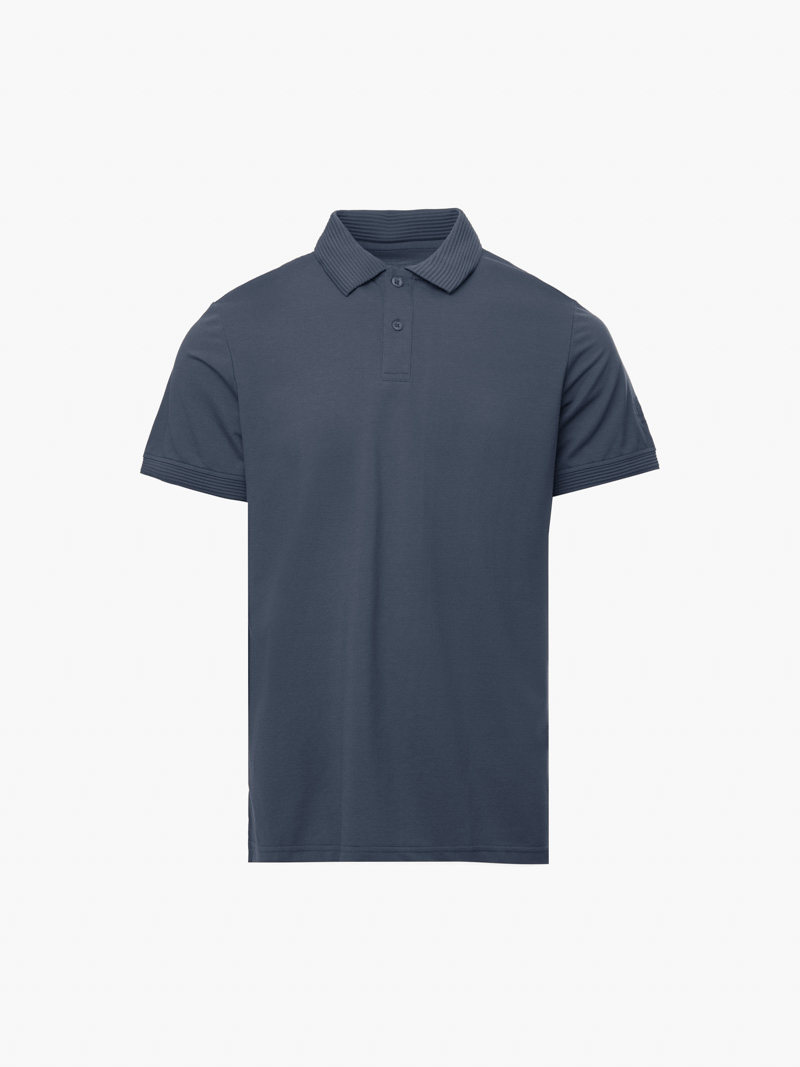 ao polo vai modal theu 4men club tay ao form slimfit po138