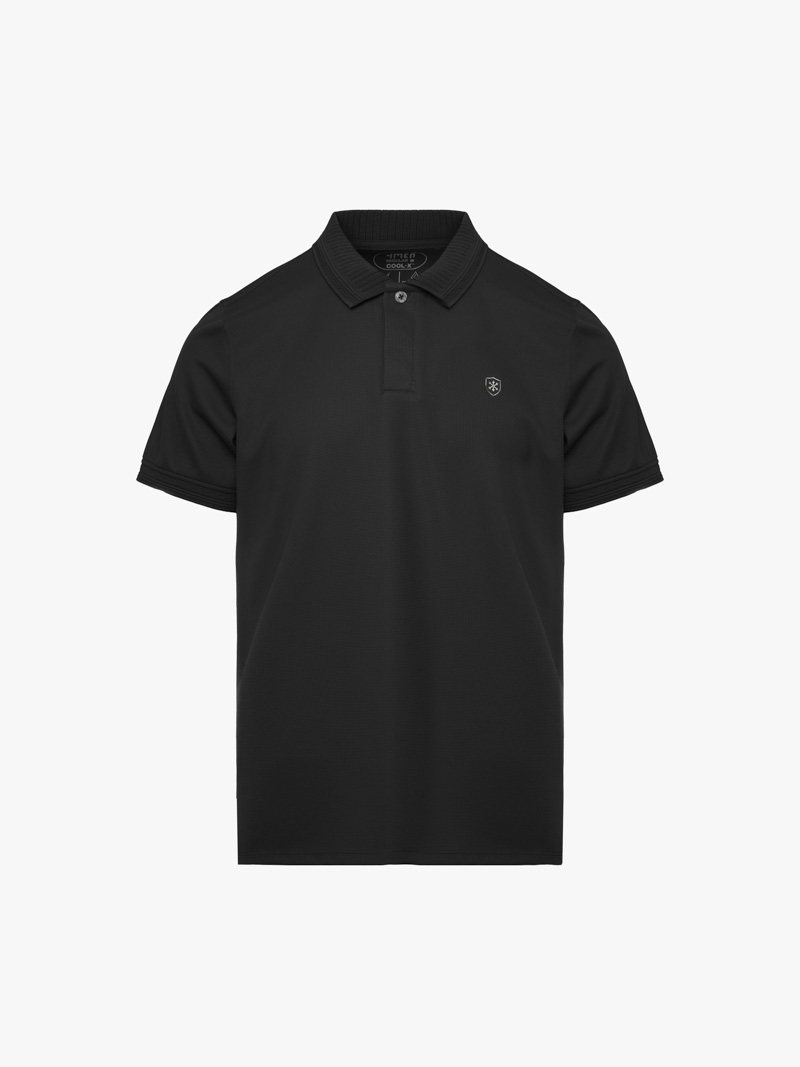 ao polo cool-x in logo bong tuyet form regular po185