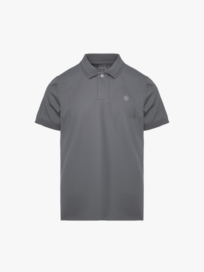 ao polo cool-x in logo bong tuyet form regular po185