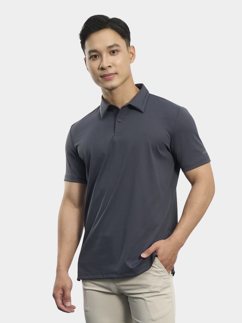 ao polo cool-x in vien bo co form slimfit po186
