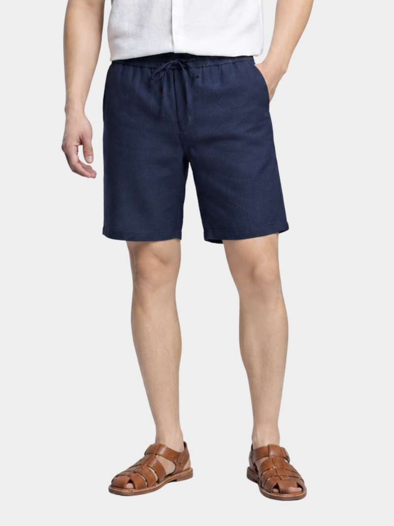 quan short linen tron form straight qs085