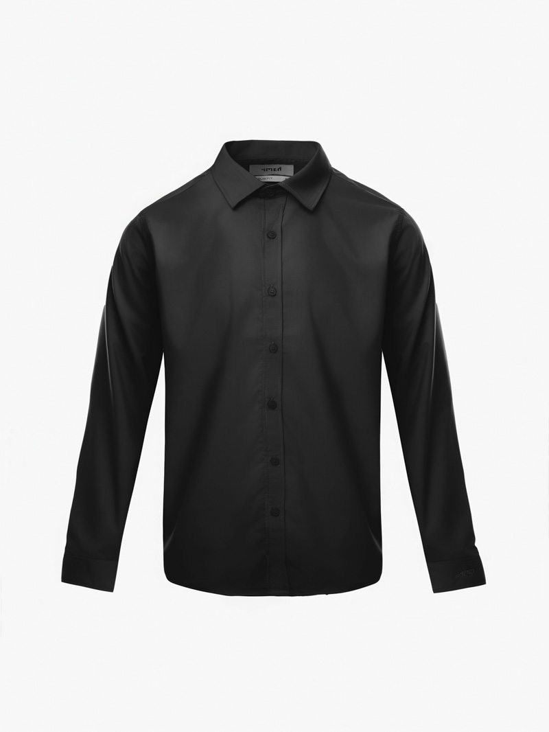 ao so mi tron form slimfit sm205