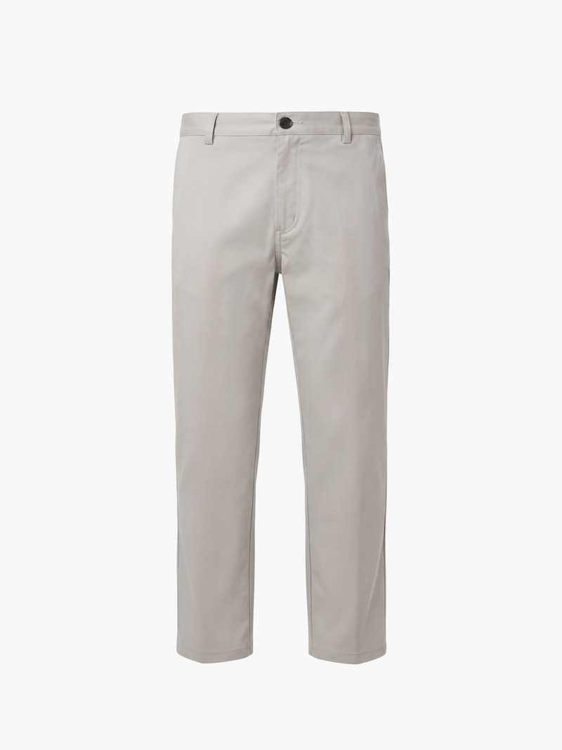 Quần Kaki Trang Trí Dây 3 Sọc Form Straight QK033 Màu Xám