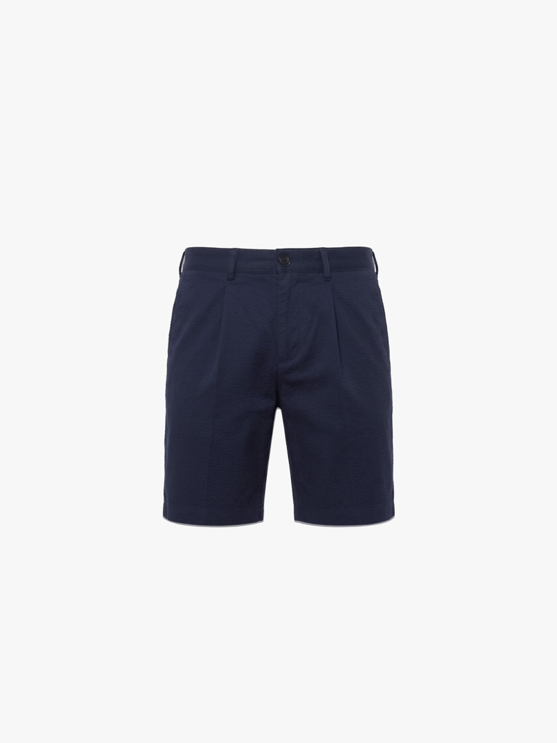 quan short linen theu canh buom form straight qs087