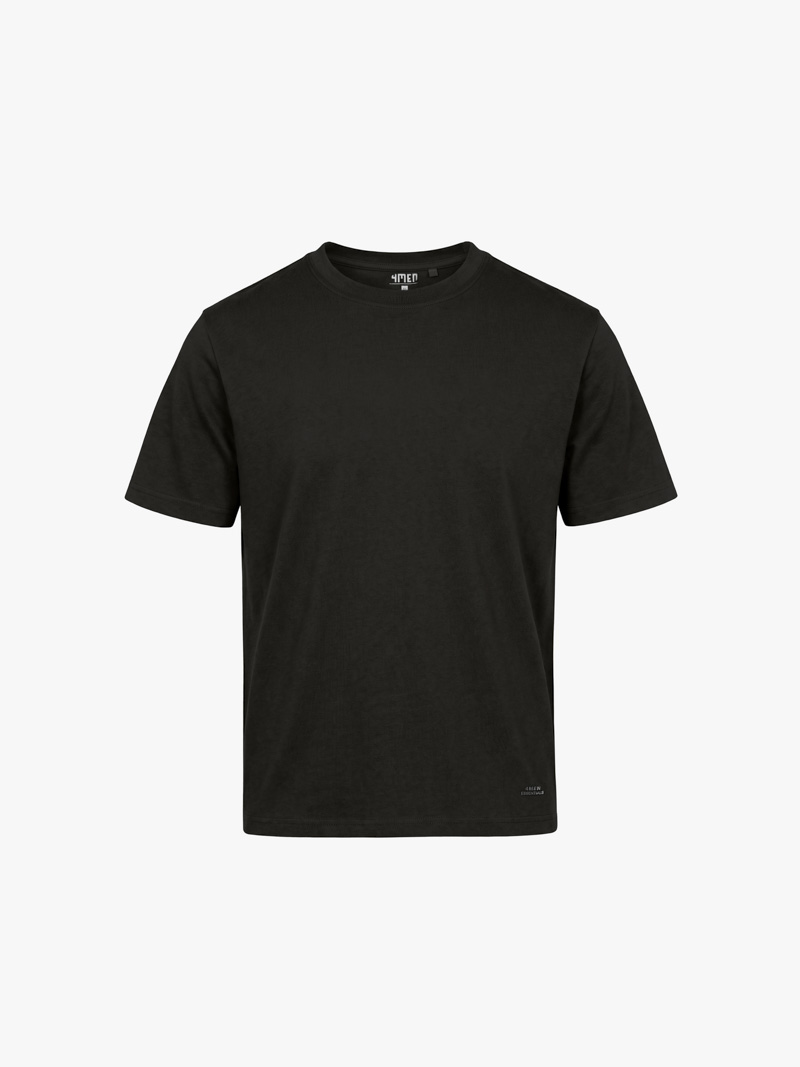 ao thun co tron in 4men essentials form slimfit at194
