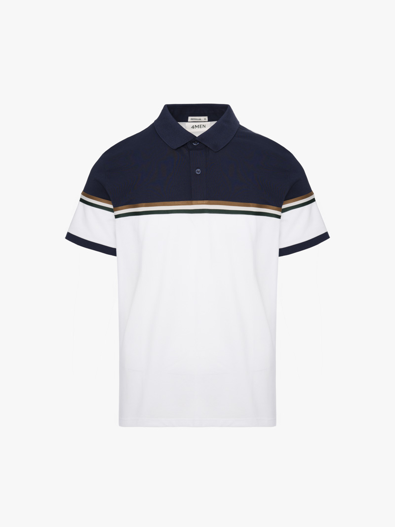 ao polo signature stripe phoi mau form regular po192