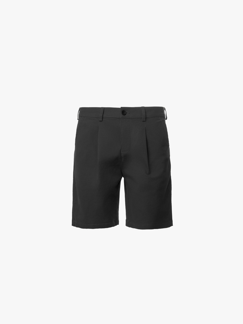 quan short signature stripe form straight qs088