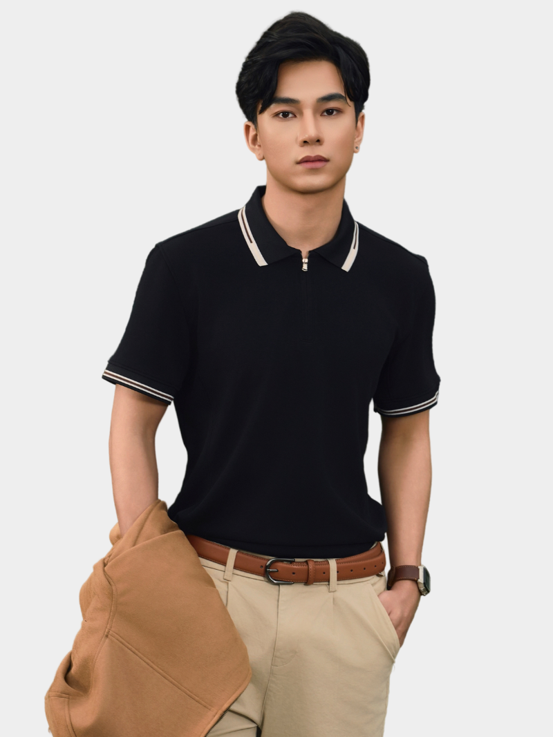 ao polo double face tru day keo bo kieu form regular po198