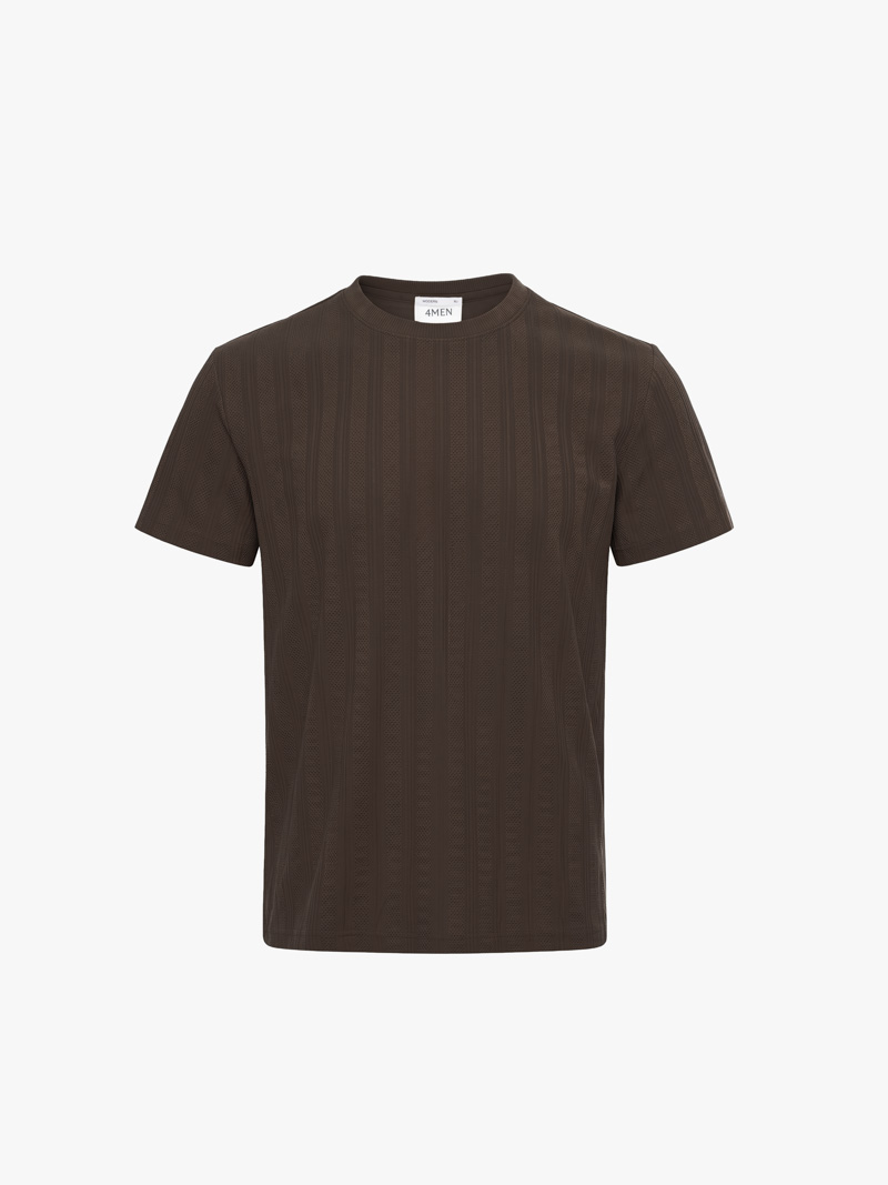 ao thun texture jacquard det noi form modern at201